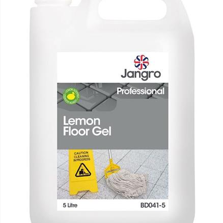 Jangro Professional Lemon Floor Gel Cleaner, 5 Litre