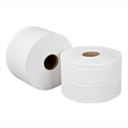 Recycled Fibre Mini Jumbo 2Ply Toilet Roll (Case of 12) - 62Mm 120M