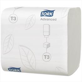 Tork Folded 2Ply Toilet Paper Advanced, Case of 36 Packs - 114271