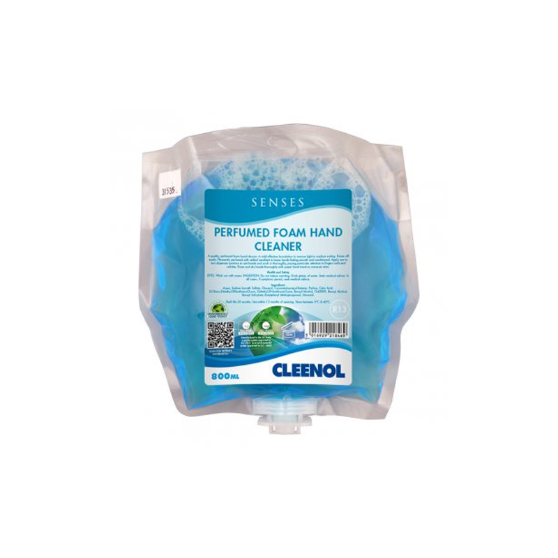 Cleenol Perfumed Foam Soap Pouch - 800ml (Case of 3) - 74148