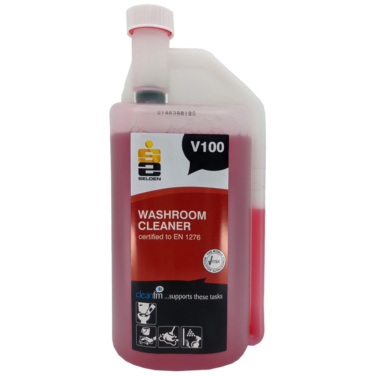 Selden V100 V-Mix Daily Washroom Cleaner - 1 Litre