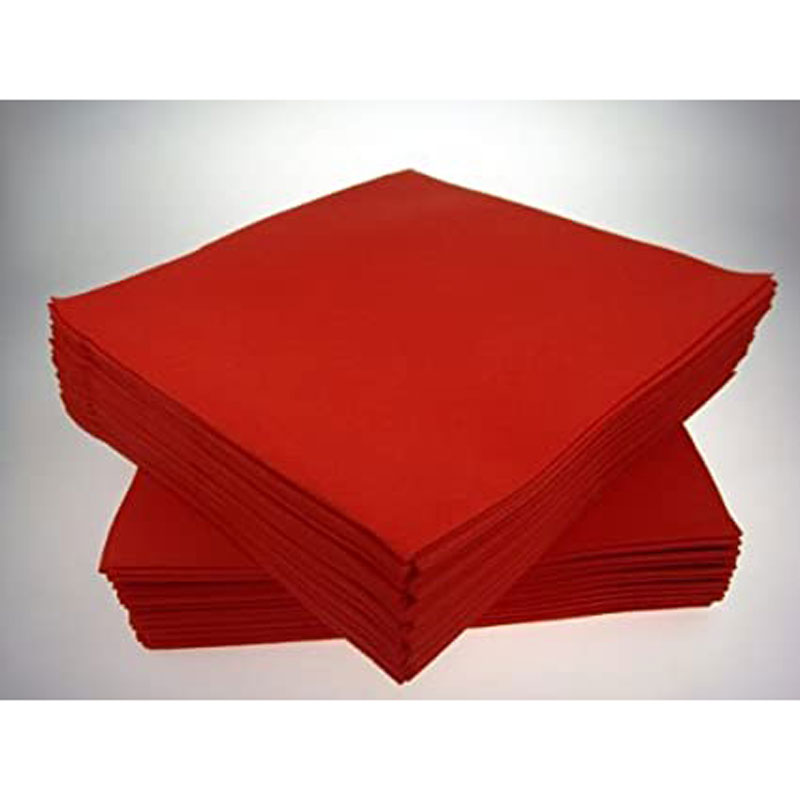 Red 3Ply Napkins 40 X 40cm, Case of 1000