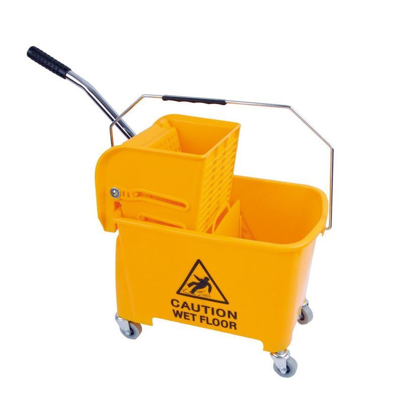 Micro Speedy Mop Bucket & Wringer 20 Litre, Yellow - 101248 YELLOW