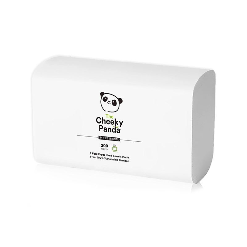 Cheeky Panda 2-Ply Z-Fold Hand Towels (3000 Towels) - 700461678649