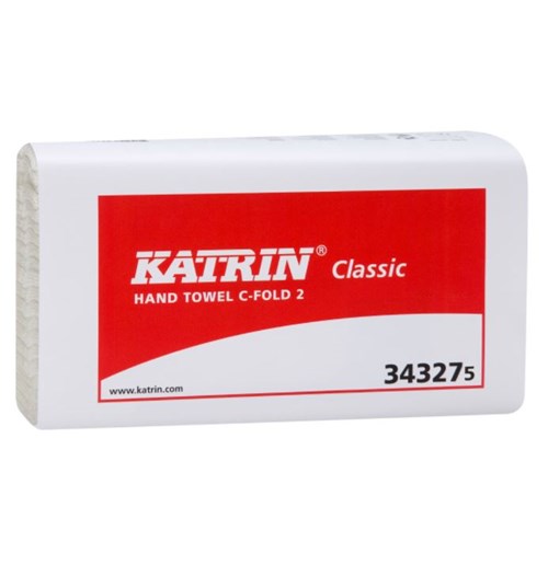 Katrin Classic 2Ply C-fold 2 – Case of 2250, 343275