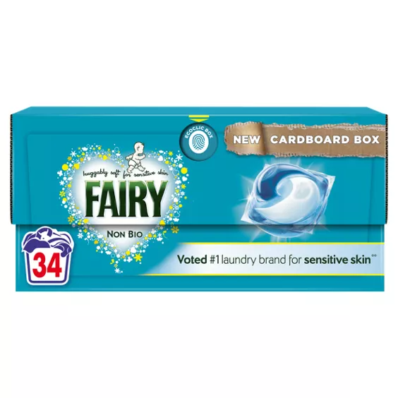 Fairy Non-Bio Laundry Capsule Pods, Pack of 33