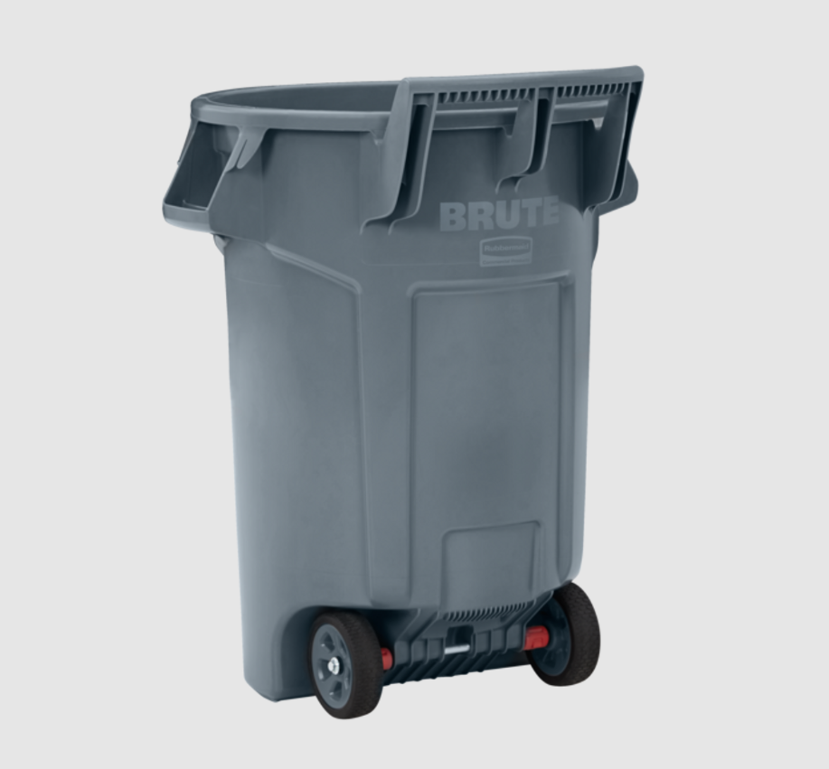 Rubbermaid Wheeled Brute Container - 167 Litre