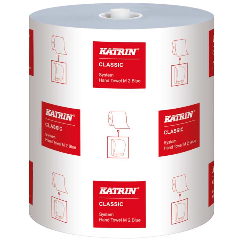 Katrin Blue 2Ply Classic System Towel, Case of 6 - 460263
