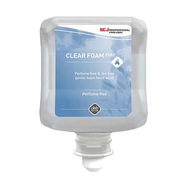 Deb Clear Foam Pure Hand Wash, 6 x 1 Litre