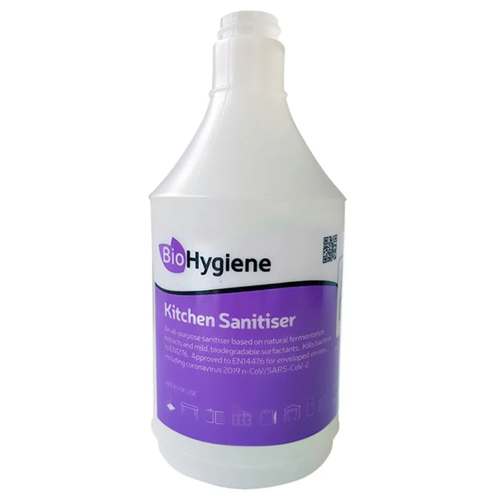BioHygiene Kitchen Sanitiser Bottle & Trigger Only - BH240