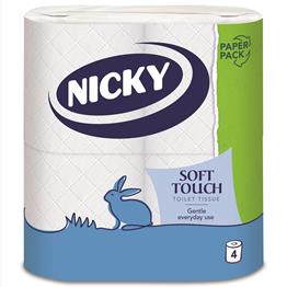 Nicky Luxury Toilet Roll 2Ply White (Case of 40) - W22838